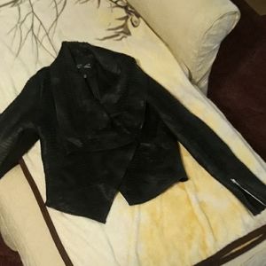 Textured Leather Jacket